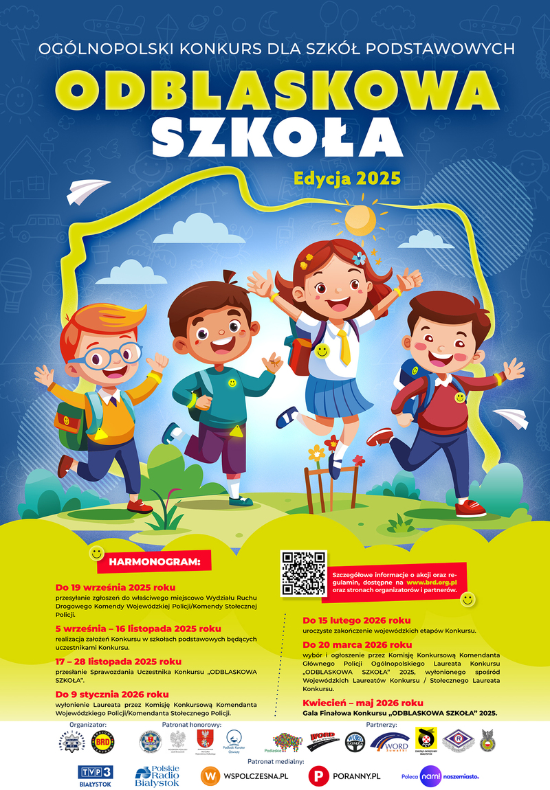 Plakat konkursu ODBLASKOWA SZKOŁA.jpg